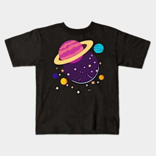 cosmic outer space Kids T-Shirt